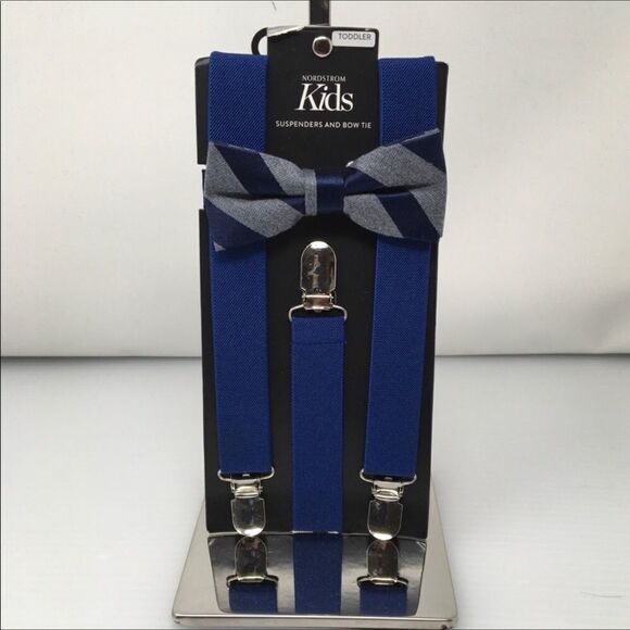 Nordstrom Bow Tie & Suspender Set (E6) - Picture 1 of 7